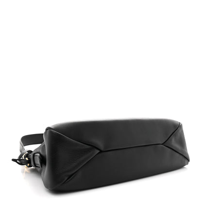 Prada Soft Calfskin Medium Aimee Shoulder Bag Black 4 of 10