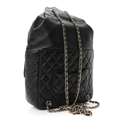 Chanel Lambskin Quilted Large in Seoul Backpack Black 2 of 9