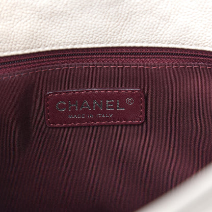 Chanel Caviar Quilted French Riviera Hobo Beige 6 of 13