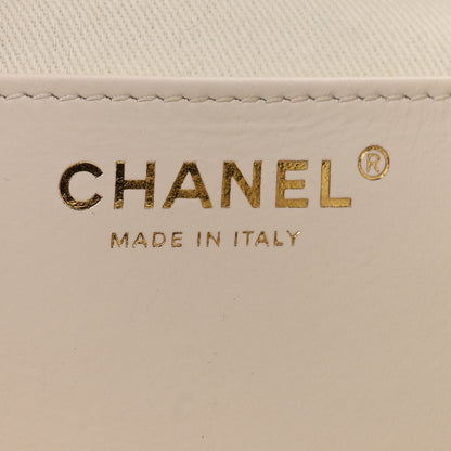 Chanel Caviar Quilted Business Affinity Backpack White 6 of 14