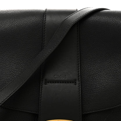 Chloe Grained Lambskin Calfskin Medium Lexa Shoulder Bag Black 8 of 15