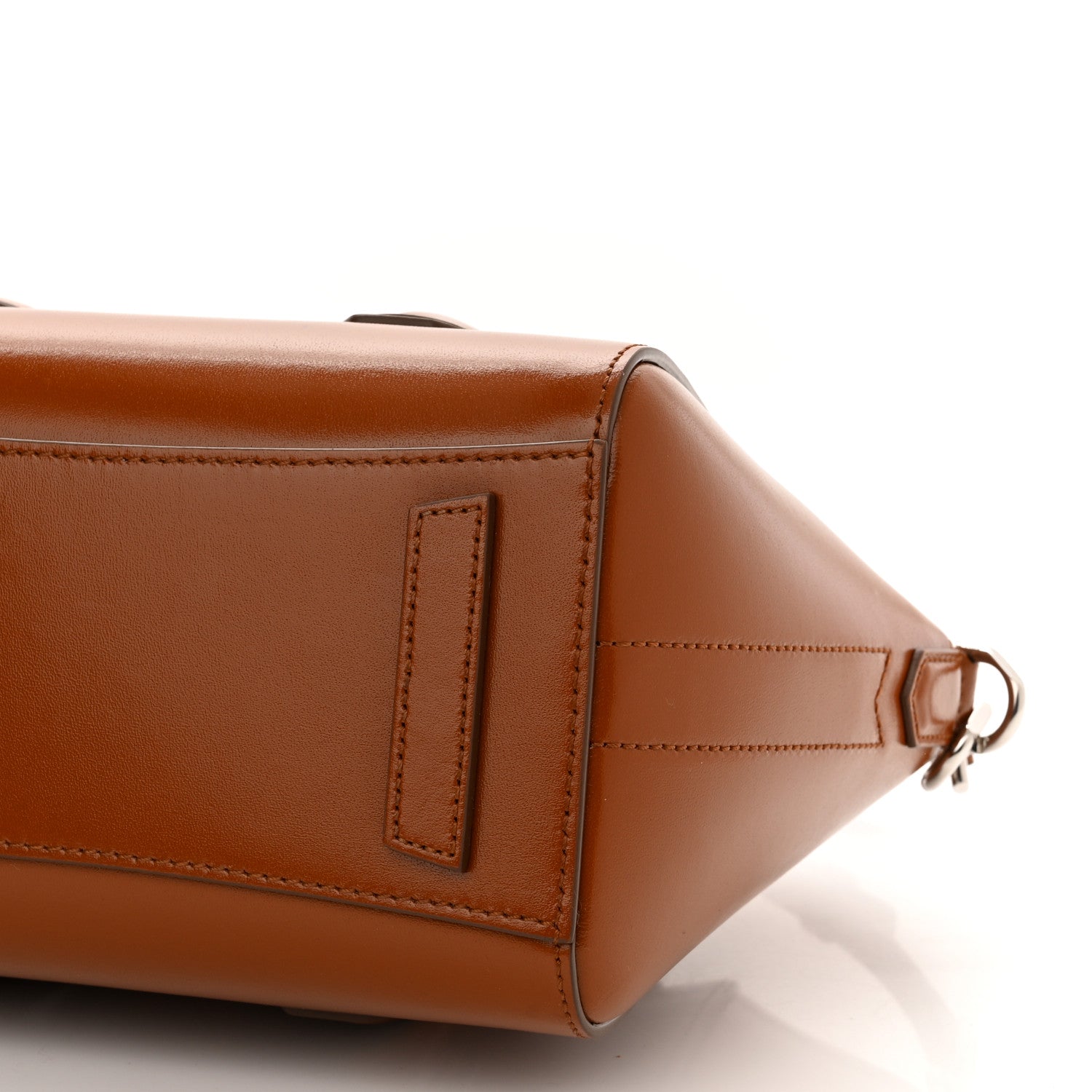 Givenchy Box Calfskin Mini Lock Antigona Shoulder Bag Beige Chestnut 9 of 10