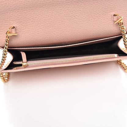 Gucci Dollar Calfskin Mini GG Marmont Chain Wallet Perfect Pink 5 of 8