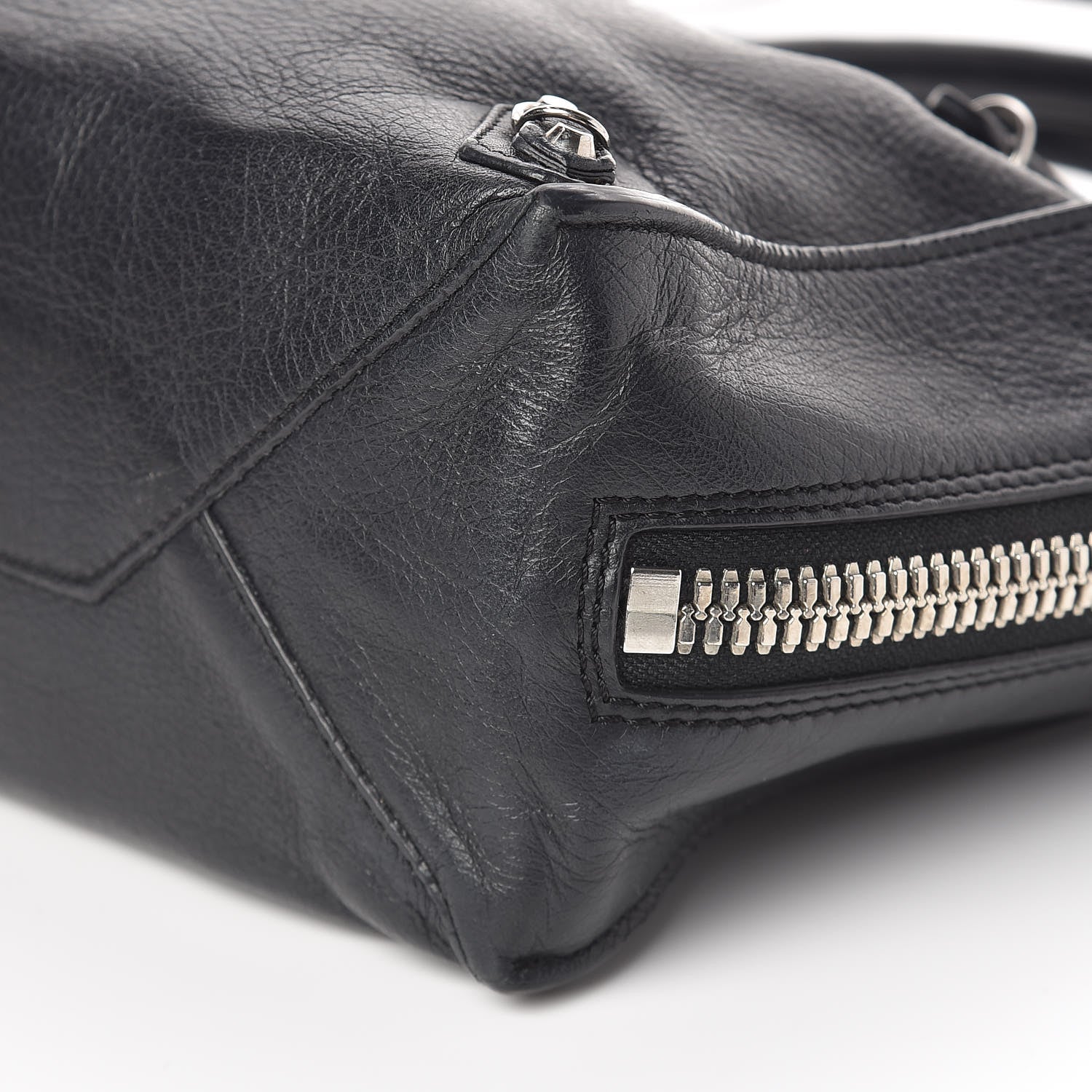 Balenciaga Calfskin Papier Mini A4 Tote Black 9 of 16