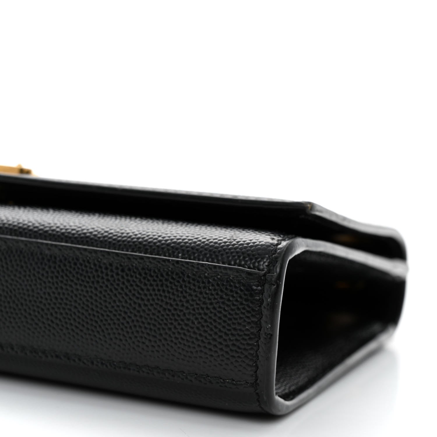 Saint Laurent Grain De Poudre Small Monogram Kate Satchel Black 9 of 9