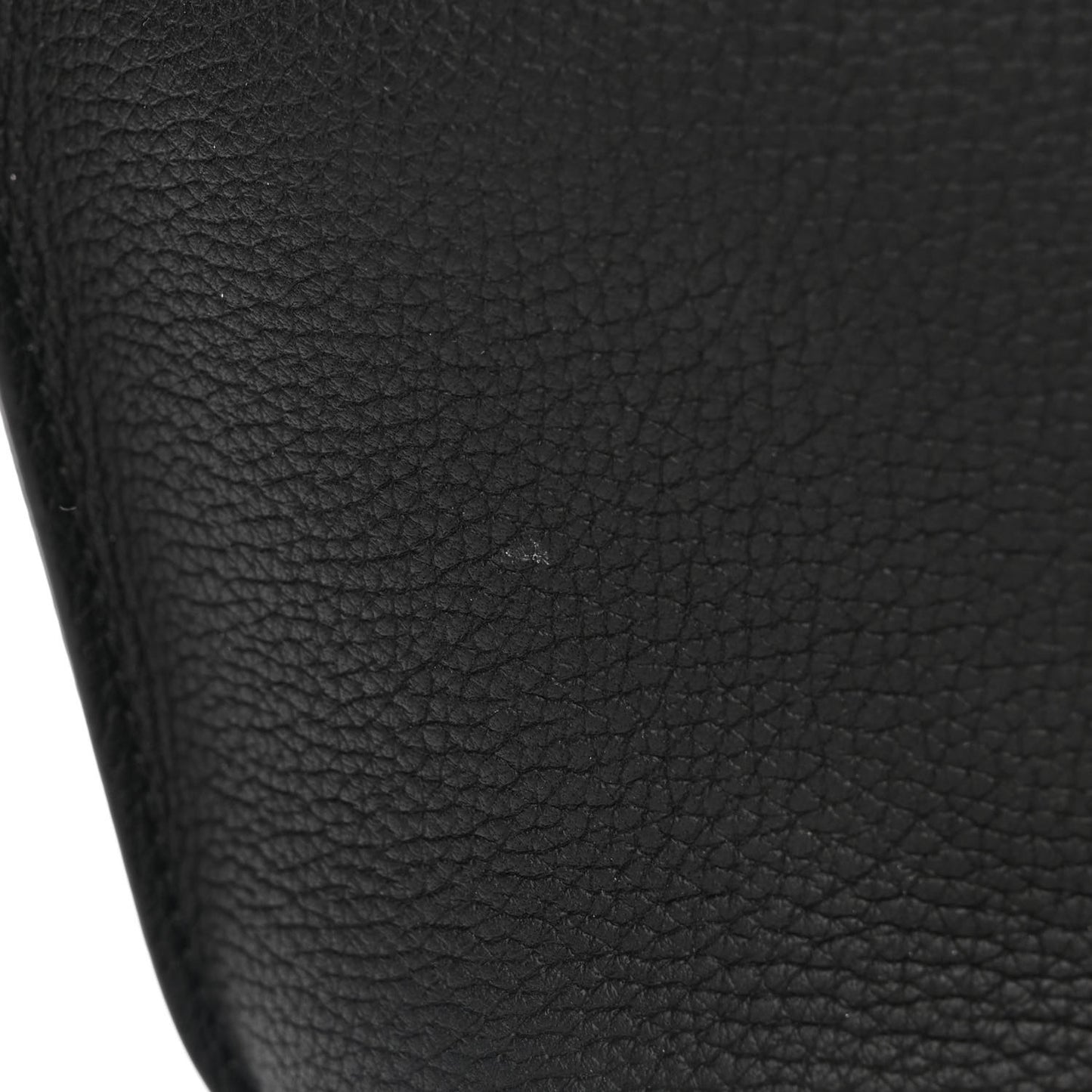 Supple Grained Calfskin Nano Big Bag Bucket Black
