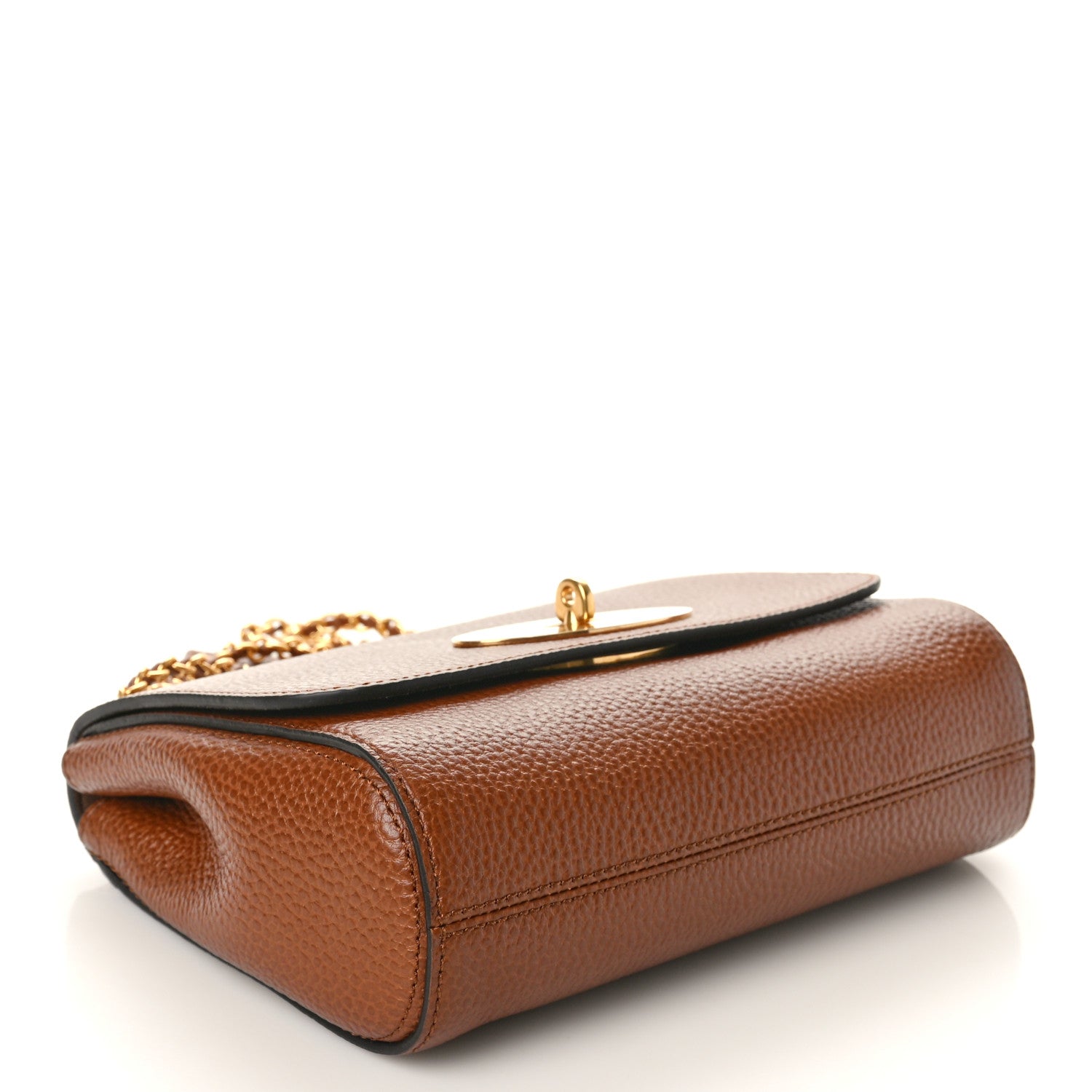 Mulberry Small Classic Grain Calfskin Small Lily Flap Oak 4 of 9