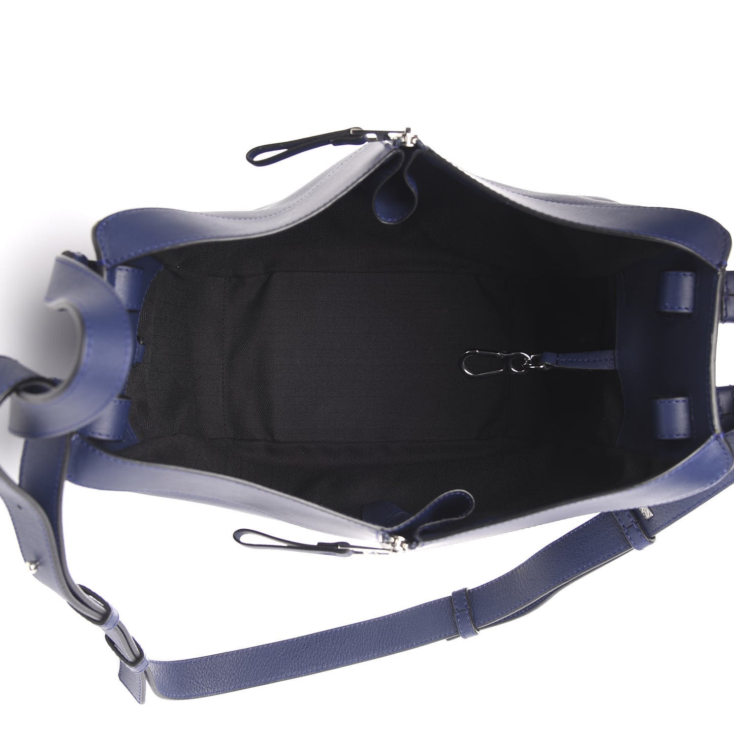 Calfskin Medium Hammock Shoulder Bag Marine
