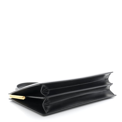 Celine Box Calfskin Medium Clasp Bag Black 4 of 9