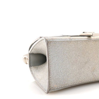 Balenciaga Glitter Fabric Hourglass Top Handle Bag XS Grey 8 of 9