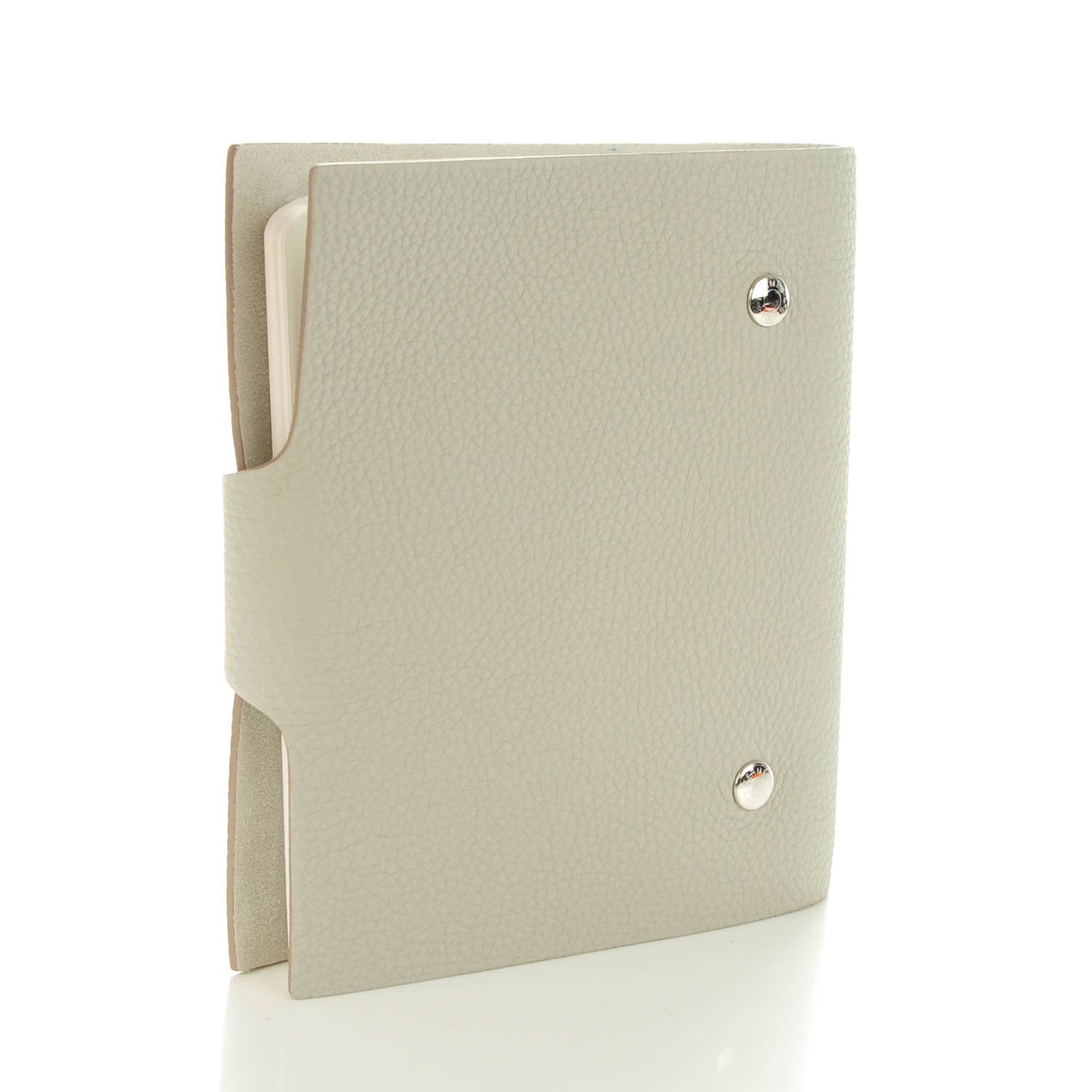 Hermes Togo Ulysse PM Notebook Cover Gris Perle 3 of 8