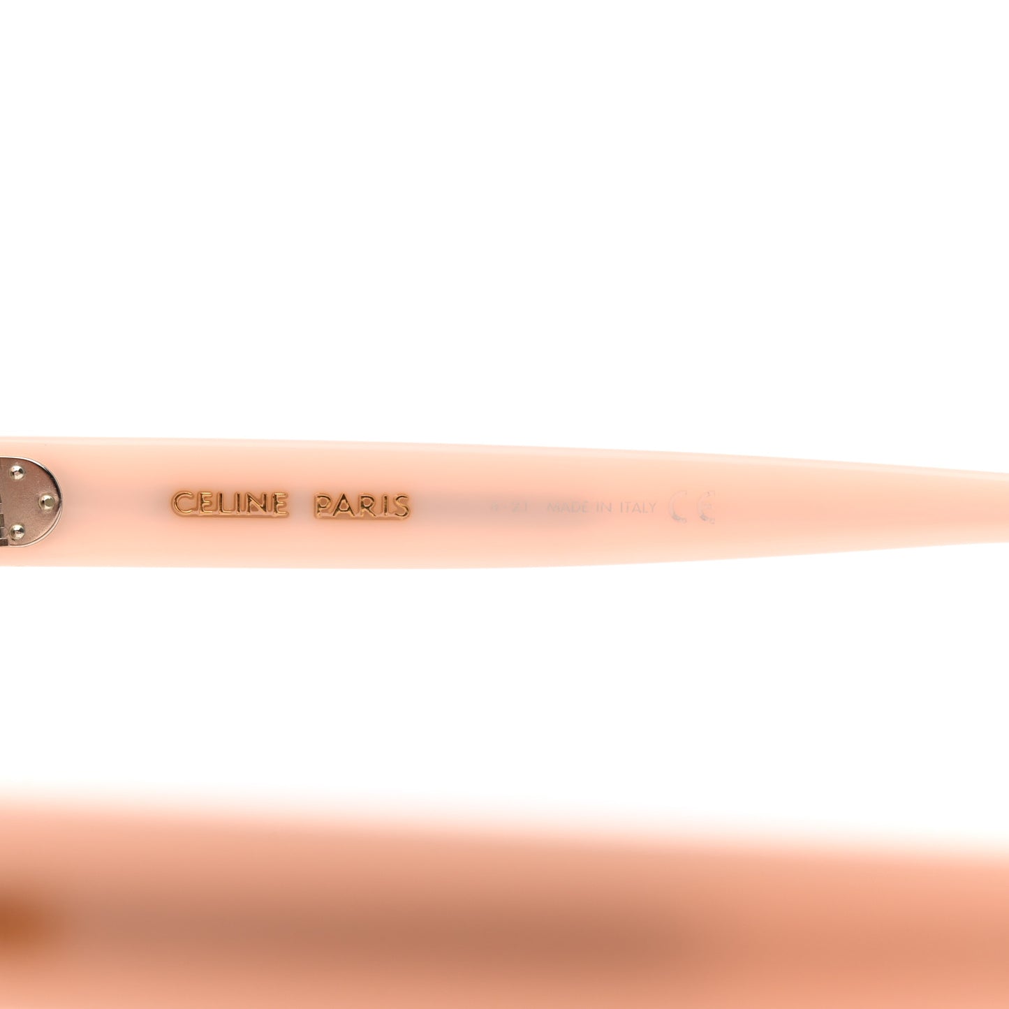 Acetate Cat Eye Sunglasses CL401931 Milky Pastel Rose Brown