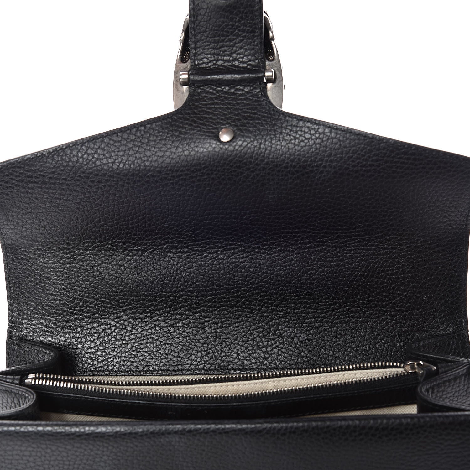 Gucci Pebbled Calfskin Small Dionysus Shoulder Bag Black 15 of 15