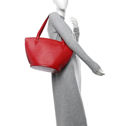 Louis Vuitton Epi Saint Jacques GM Castillan Red 2 of 13