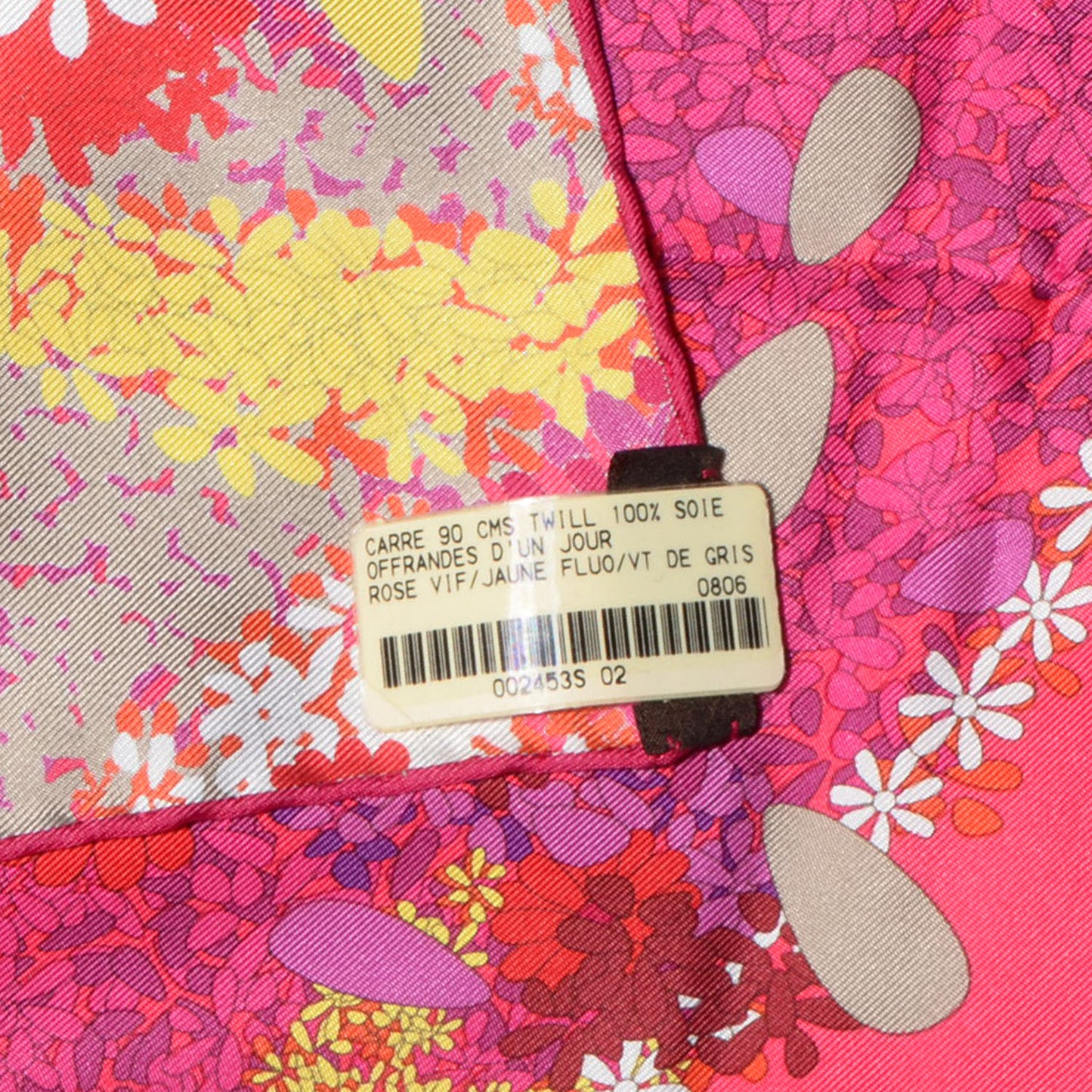 Silk Offrandes D'Un Jour Scarf 90