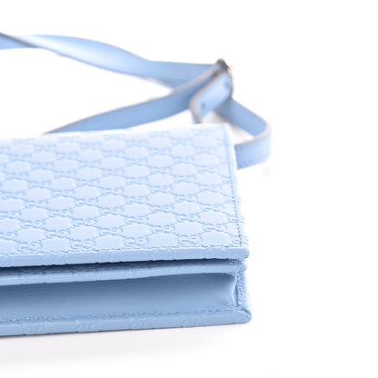 Gucci Microguccissima Crossbody Wallet Mineral Blue 7 of 11