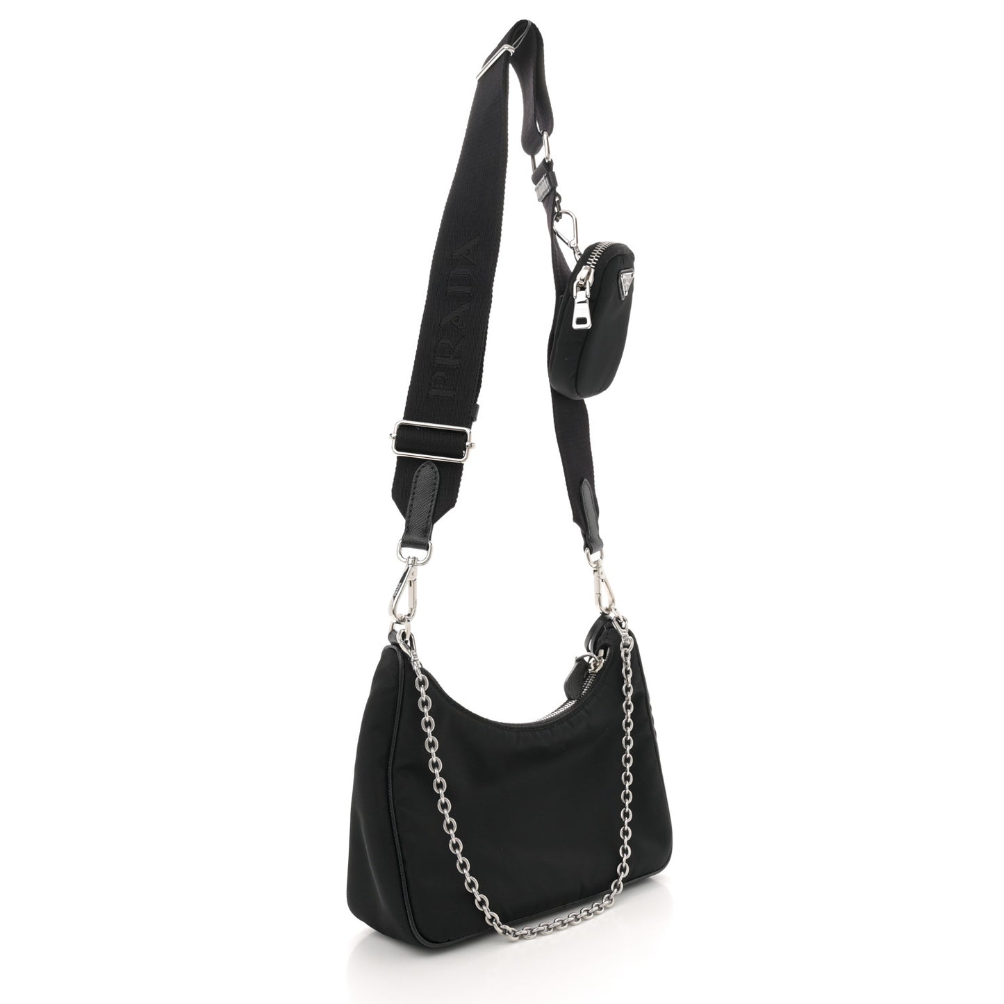 Nylon Re-Edition 2005 Shoulder Bag Black