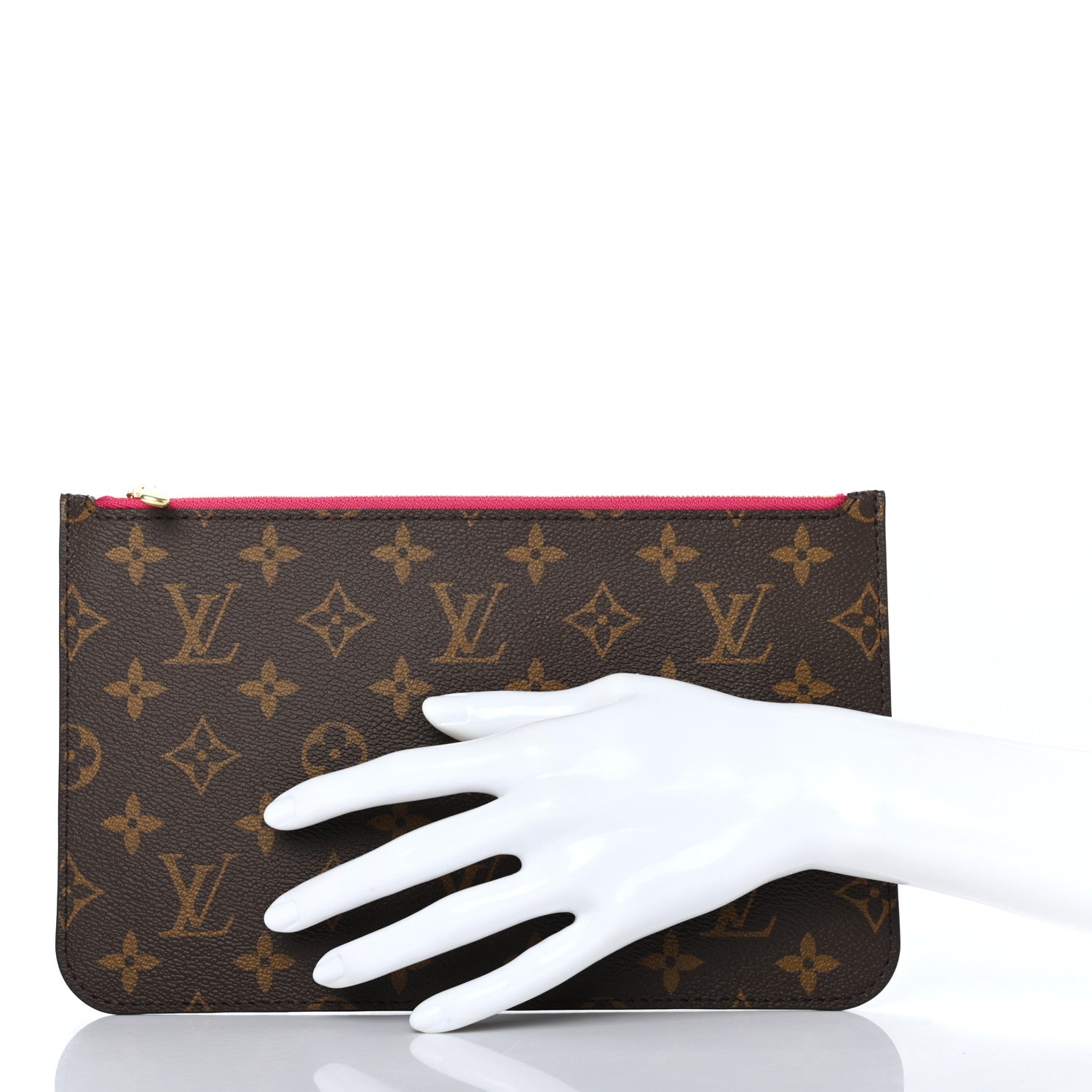 Louis Vuitton Monogram Neverfull MM GM Pochette Pivoine 2 of 7