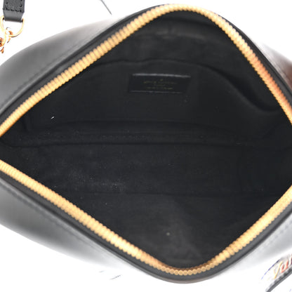 Louis Vuitton Calfskin New Wave Camera Bag Black 5 of 10
