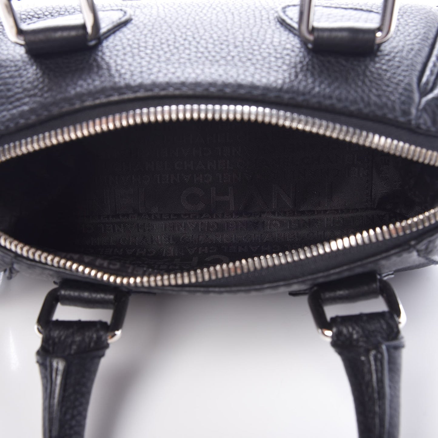 Calfskin Small Tassel Satchel Black