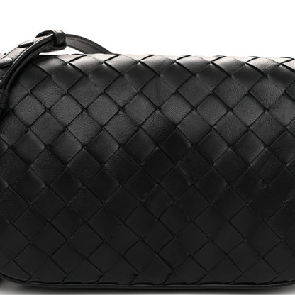 Bottega Veneta Nappa Intrecciato Puff Pouch On Strap Black Space 8 of 10