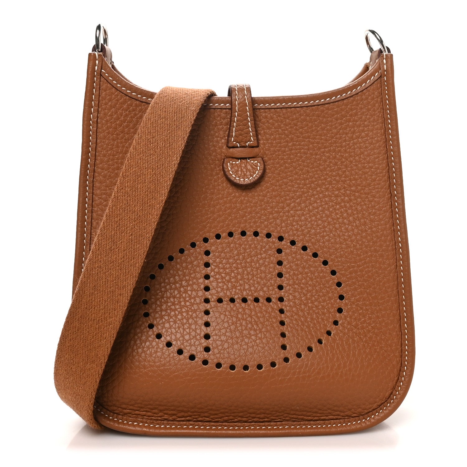 Hermes Taurillon Clemence Evelyne TPM Gold 1 of 10