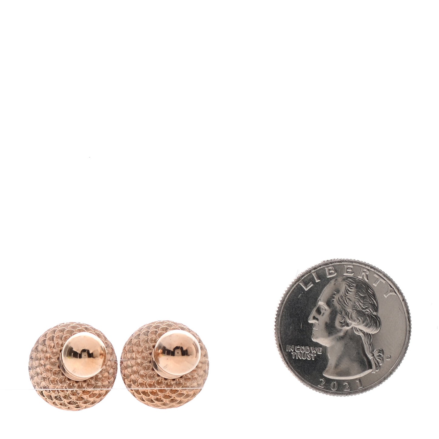 Mise En Dior Tribal Earrings Rose Gold
