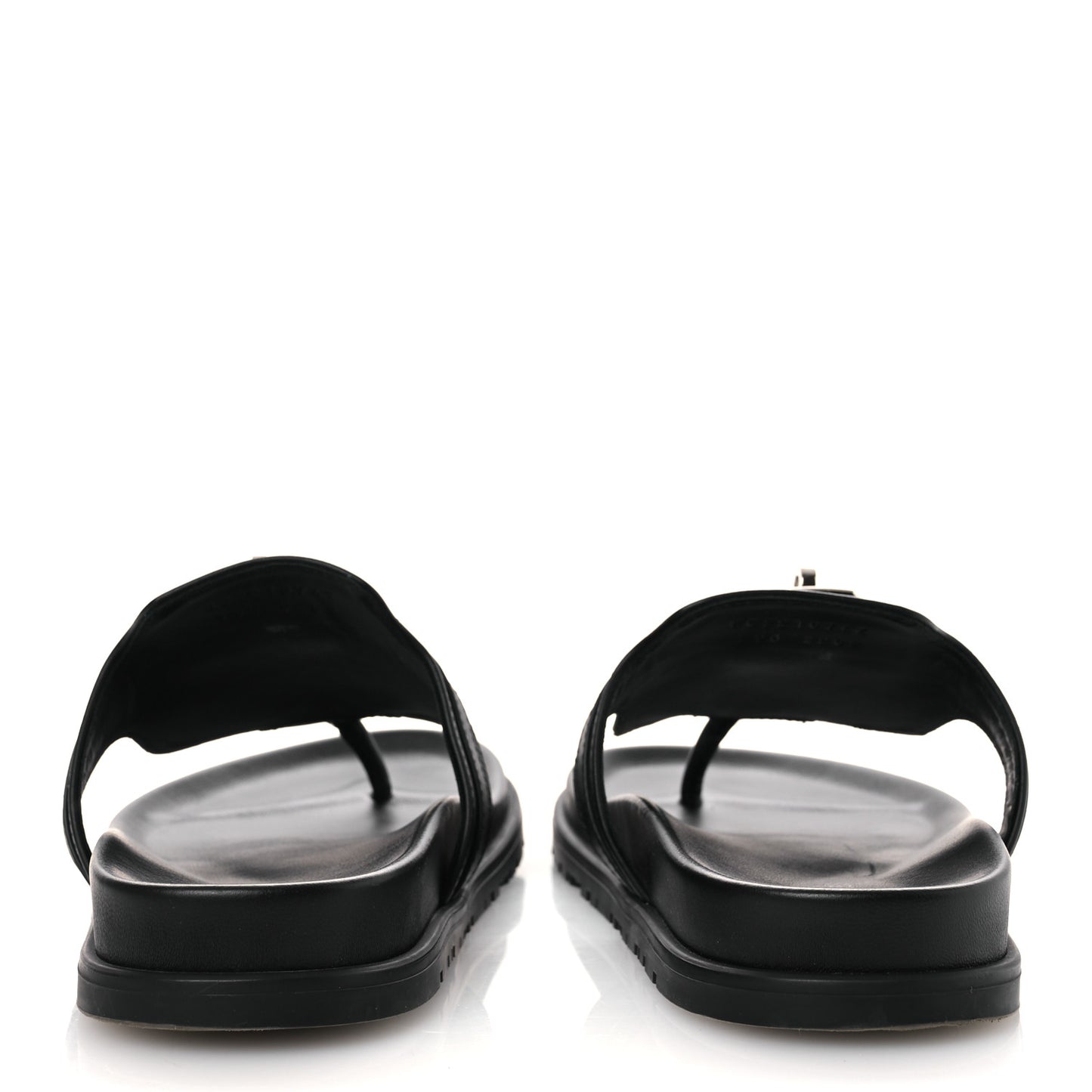 Calfskin Womens Empire Sandals 39 Black