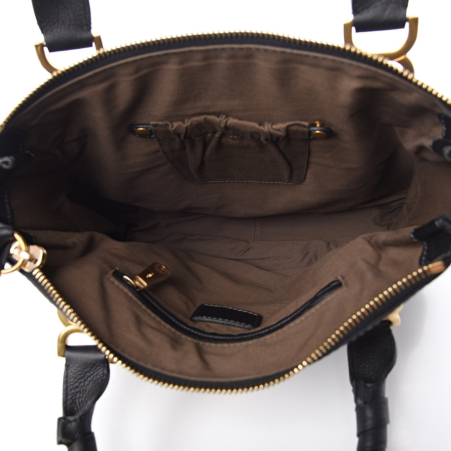 Calfskin Medium Marcie Satchel Black