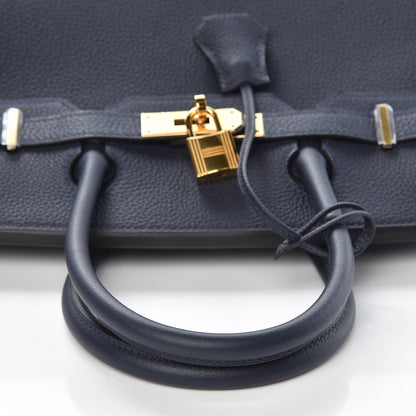 Hermes Togo Birkin 30 Bleu Nuit 23 of 33