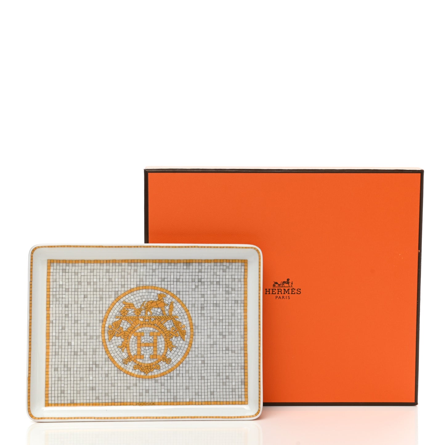 Porcelain Mosaique au 24 Gold Sushi Plate