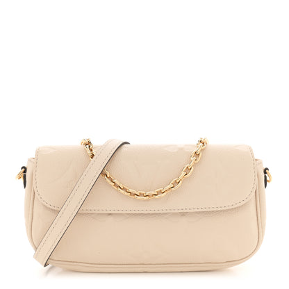 Louis Vuitton Empreinte Monogram Giant Ivy Wallet On Chain Cream 1 of 11