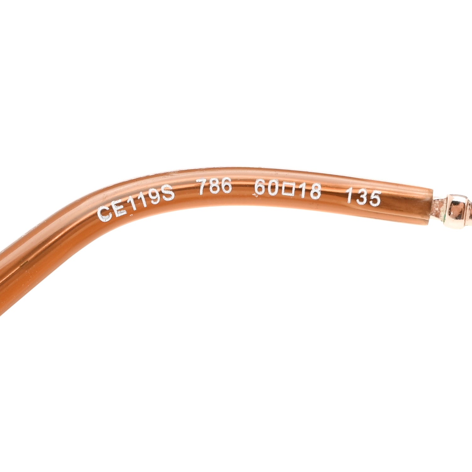 Chloe Oversized Round Carlina Sunglasses CE119S Gold 5 of 7