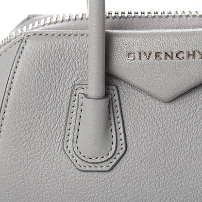Givenchy Sugar Goatskin Mini Antigona Pearl Grey 9 of 16