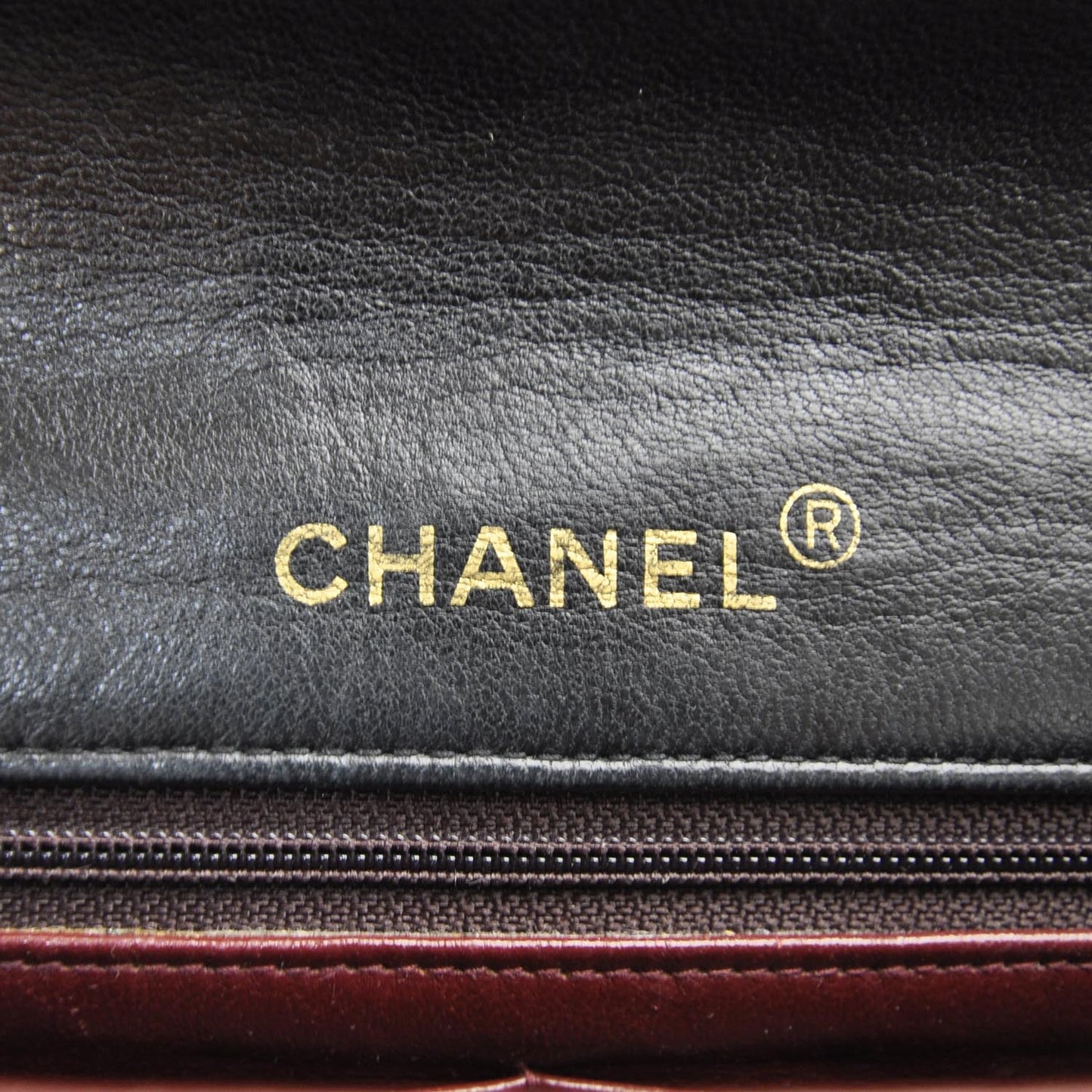 Lambskin Quilted Small Flap Black GHW