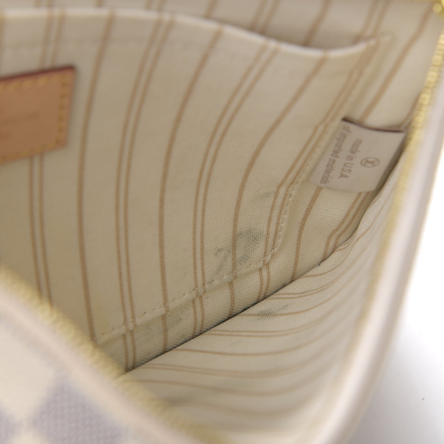 Louis Vuitton Damier Azur Neverfull MM GM Pochette 6 of 13