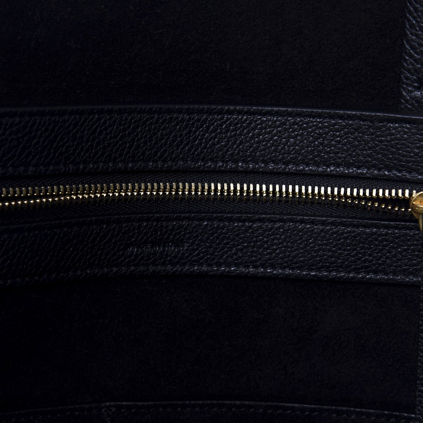Soft Grained Calfskin Small Belt Cabas Phantom Black