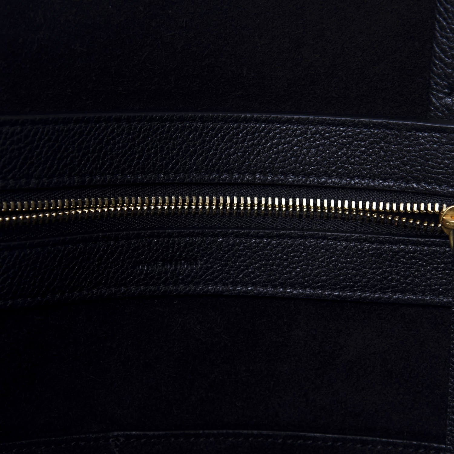 Celine Soft Grained Calfskin Small Belt Cabas Phantom Black 8 of 10