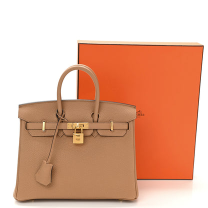 Hermes Togo Birkin 25 Chai 11 of 11