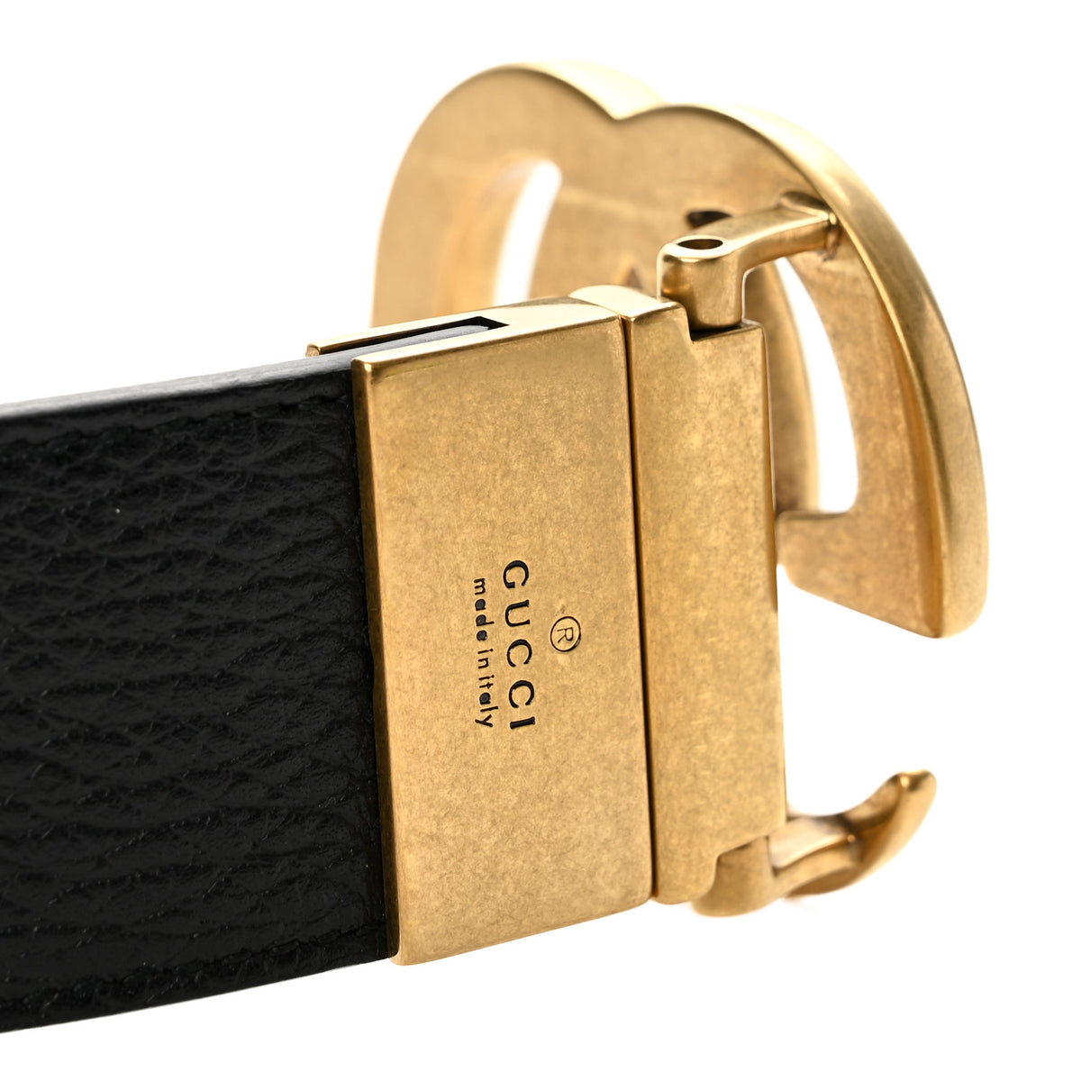 Calfskin Double G Reversible 37mm Belt 95 38 Black Cocoa