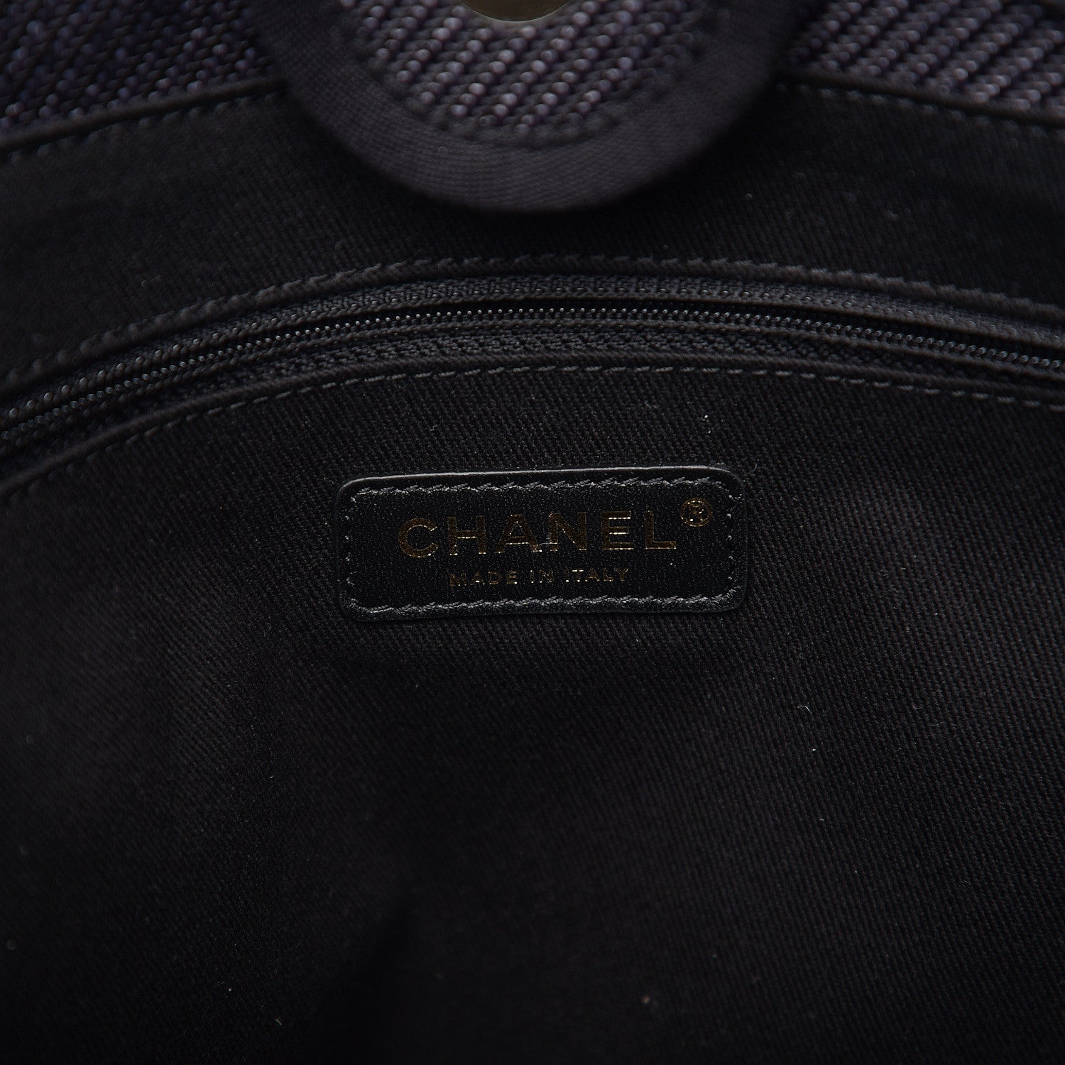 Chanel Mixed Fibers Calfskin Small Deauville Tote Black 5 of 9