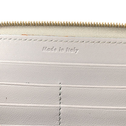 Celine Lambskin Large Zip Around Multifunction Wallet Grey 6 of 10