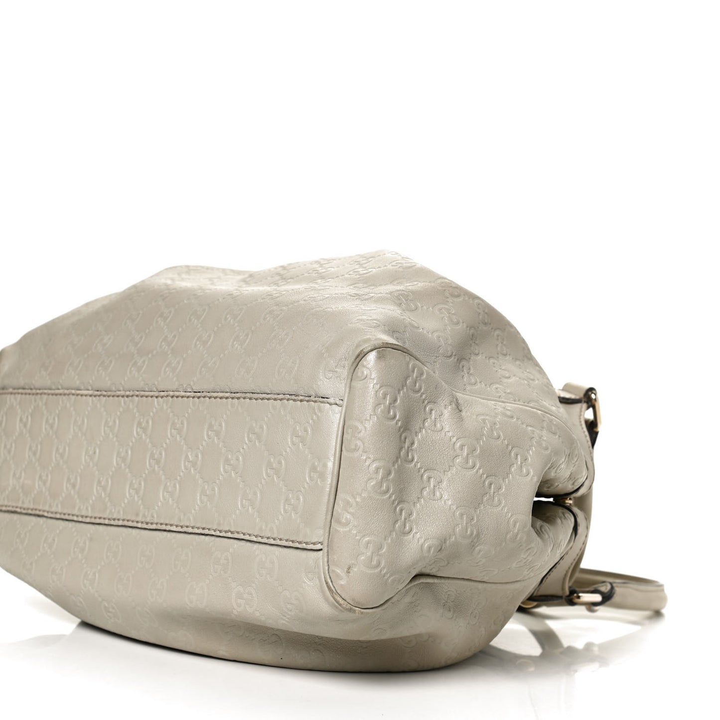 Guccissima Medium Sukey Tote Mystic White