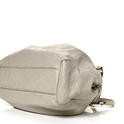 Gucci Guccissima Medium Sukey Tote Mystic White 11 of 13