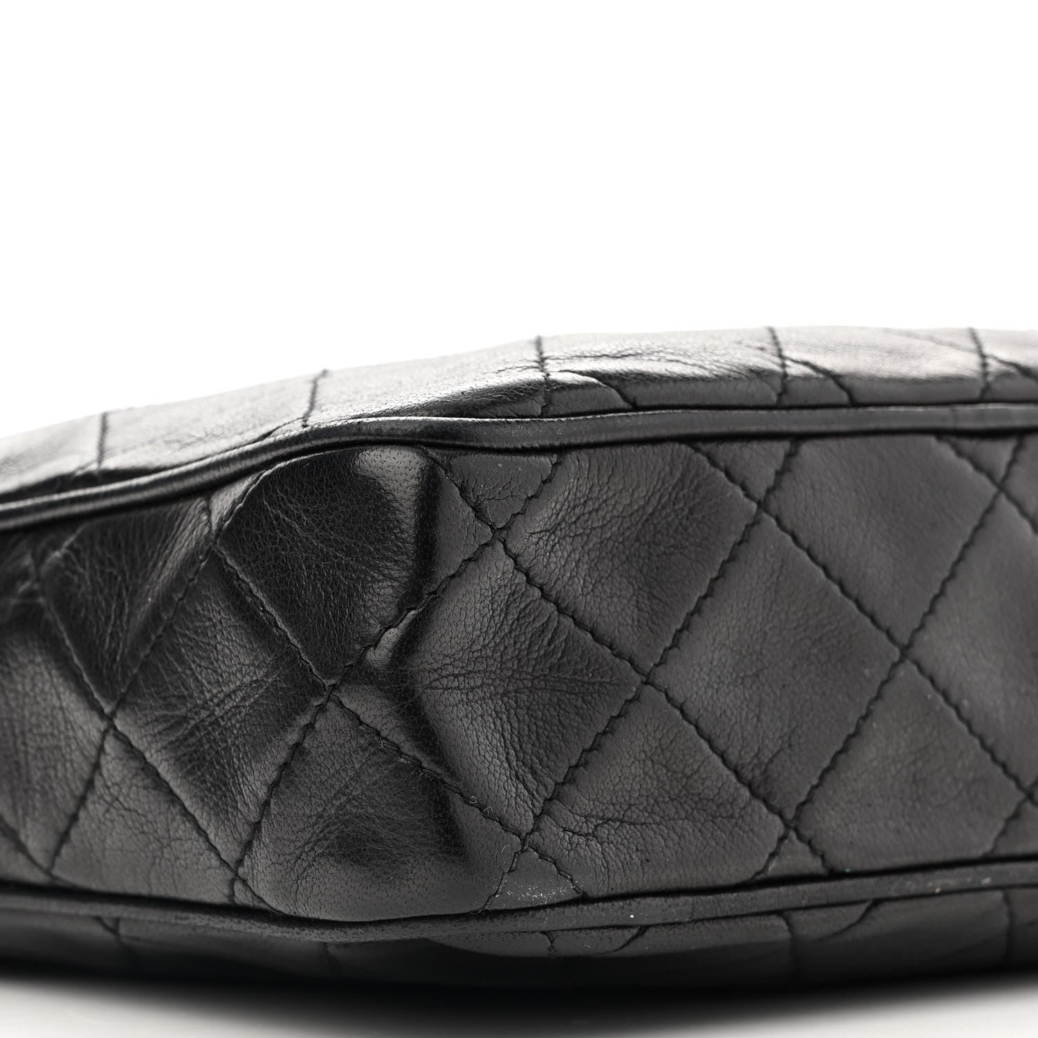 Chanel Lambskin Quilted Tassel Camera Case Black 10 of 11