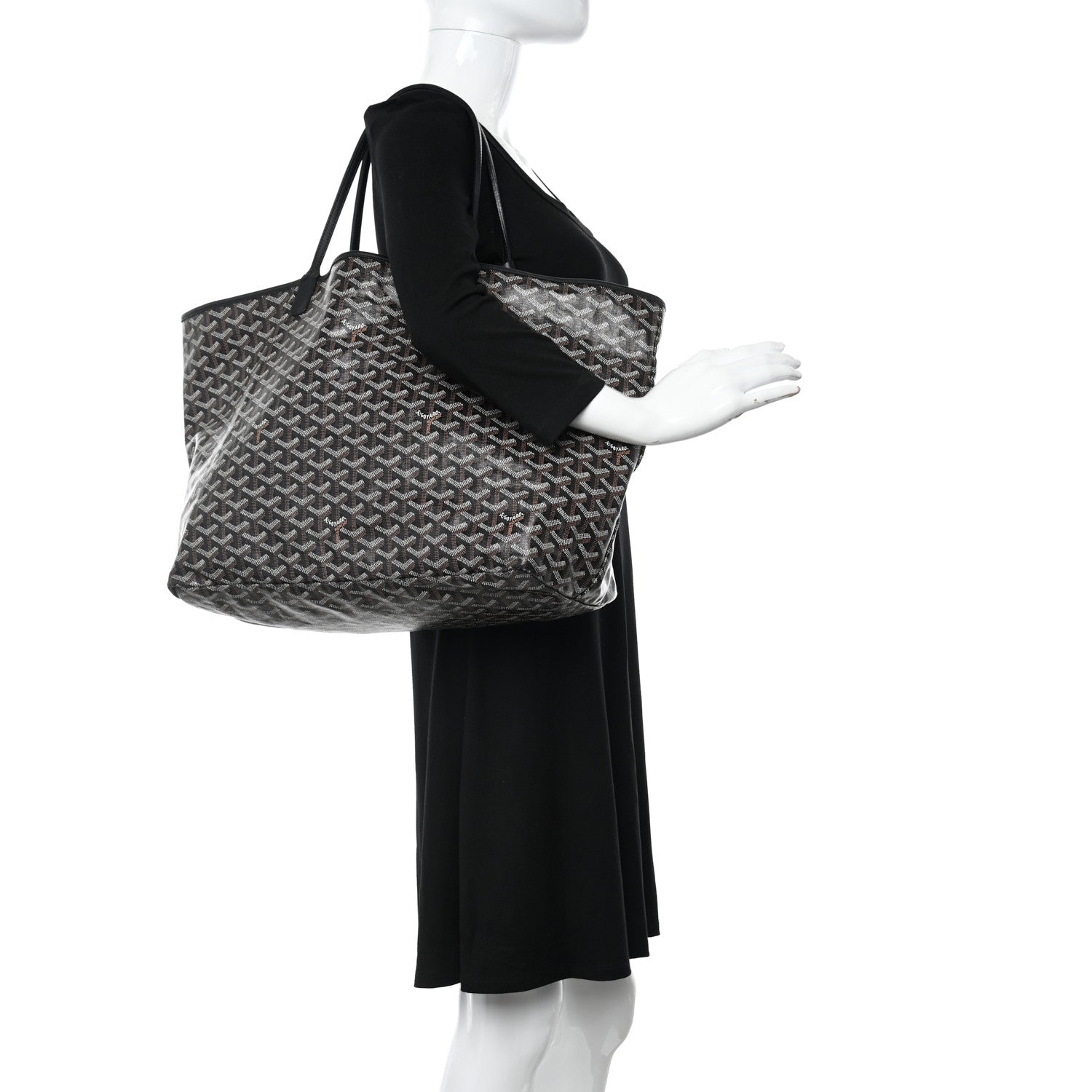 Goyard Goyardine Saint Louis GM Black 2 of 12