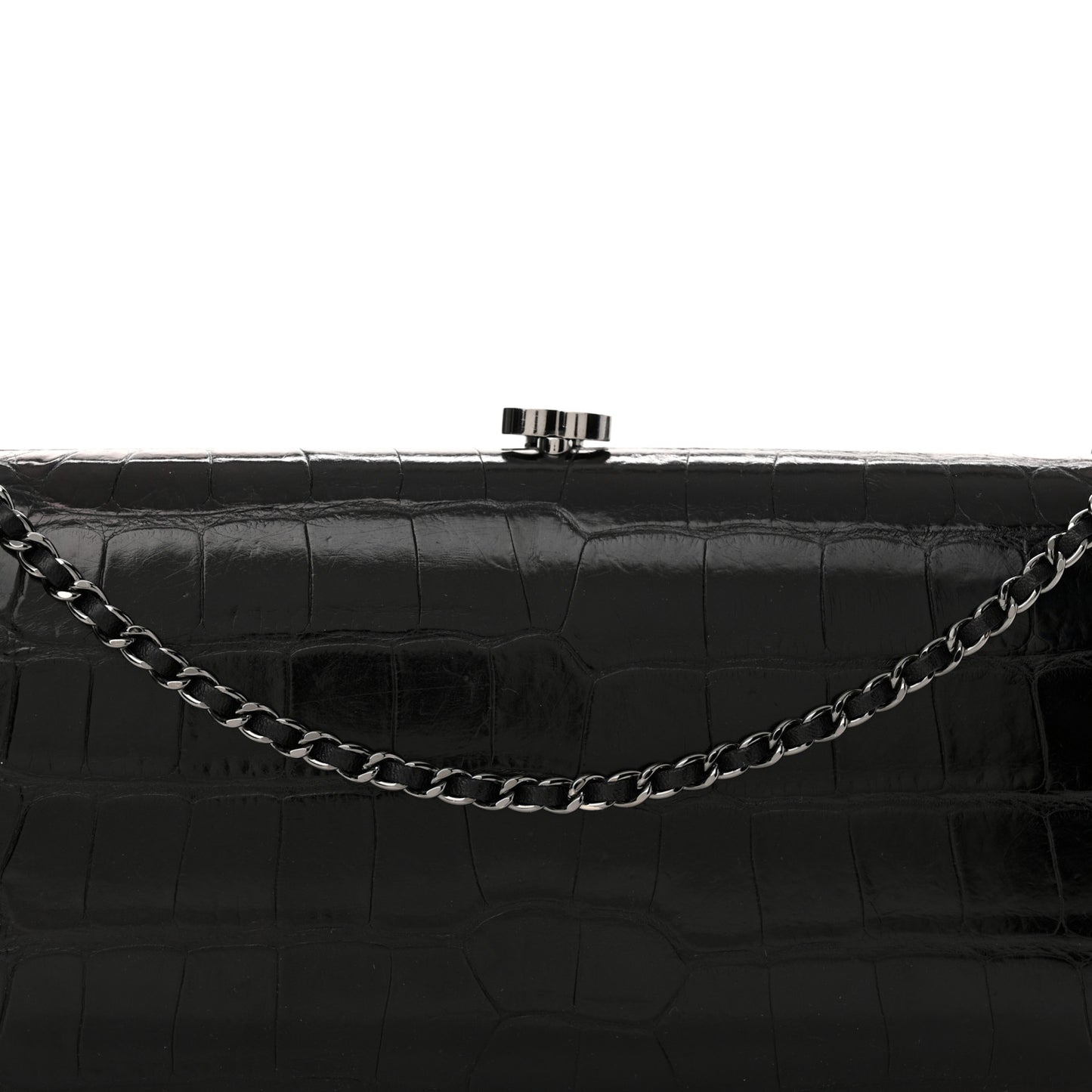 Alligator Chain Clutch Black