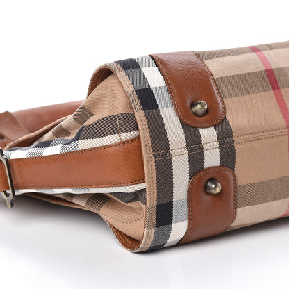 Burberry House Check Tote Dark Tan 5 of 9