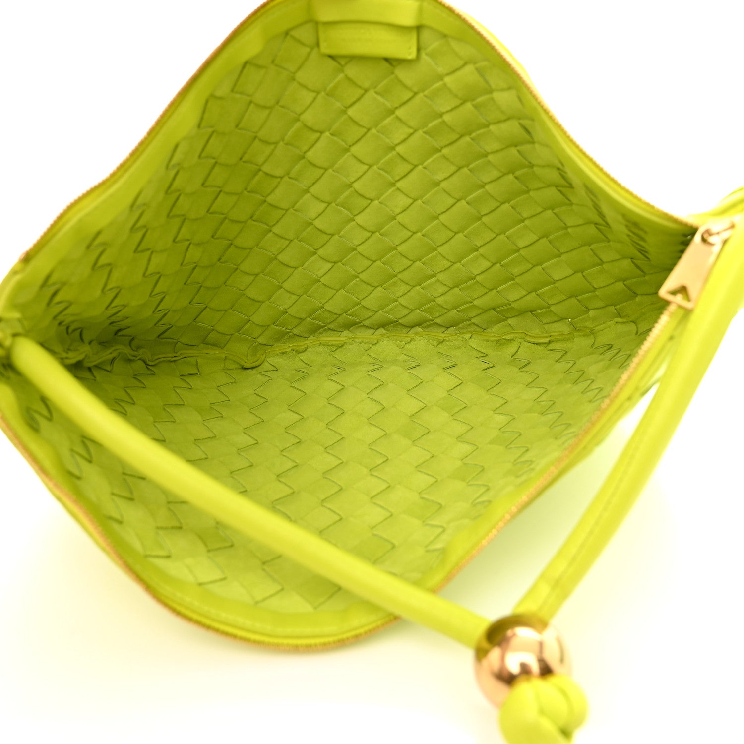 Bottega Veneta Nappa Intrecciato Turn Acid Kiwi 5 of 8