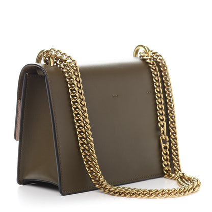 Fendi Vitello Grace Matte Small Kan U Shoulder Bag Wood 3 of 9